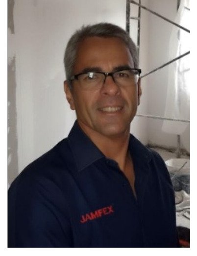João Vargas, responsável comercial da JAMFEX, em obra